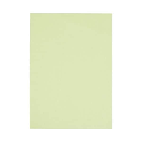 スマートバリュー カラーペーパー特厚口B4 鶯 1500枚 A283J-3