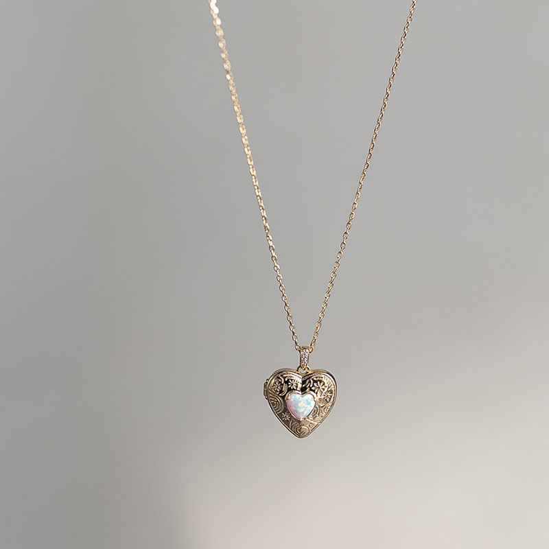 愛らしいお姫様の感性シュガーハートネックレス/韓国ジュエリー/韓国ファッション/韓国ストリートファッション/SNSで人気