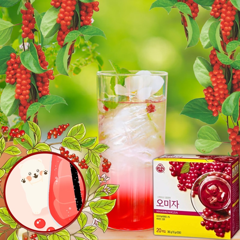 オミジャ茶(五味子茶)　(18gx 20包) x12box