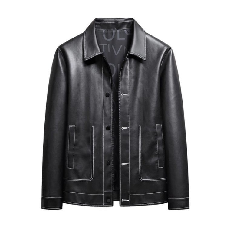 ライダースジャケットメンズレザージャケットスーツコートシングルライダースコートジャケットテーラードジャケットアウターブルゾンPUレザーライダース春春服春春服革ジャンフェイクレザーアウターメンズファッシ