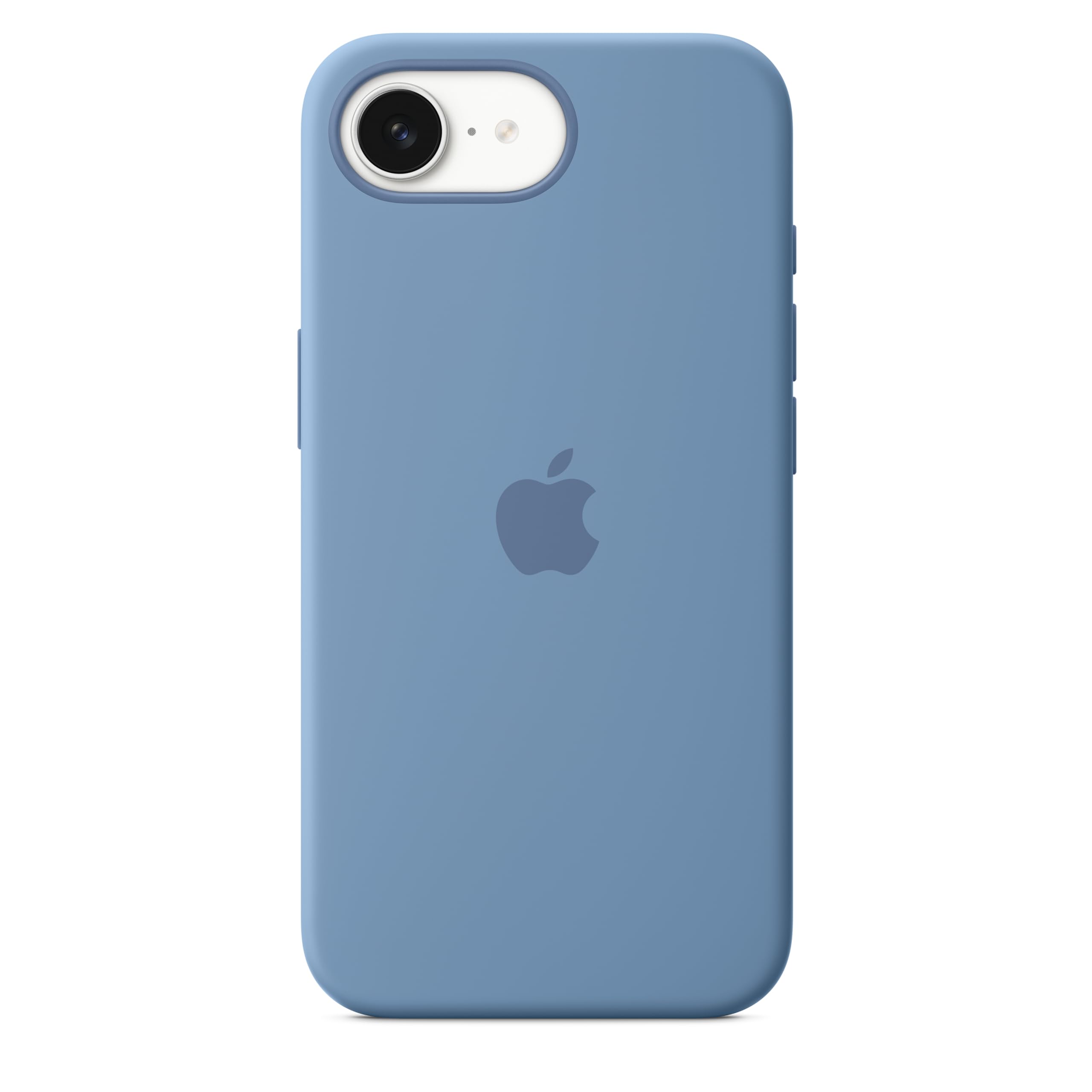 Apple iPhone 16eシリコーンケース ウインターブルー