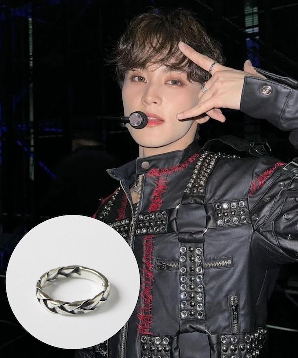【HANNA543】R494 RING リング ★ NCT MARK 着用 シルバーリング HANNA543】R494 RING リング ☆ NCT MARK 着用 シルバーリング