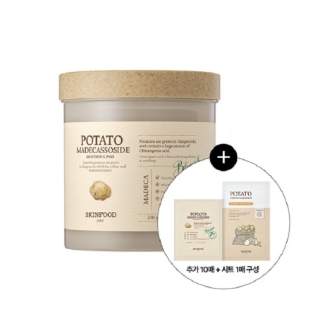 ポテト マデカソサイド スージングパッド 60枚企画（+10枚ポテトシート1枚） 4,770円