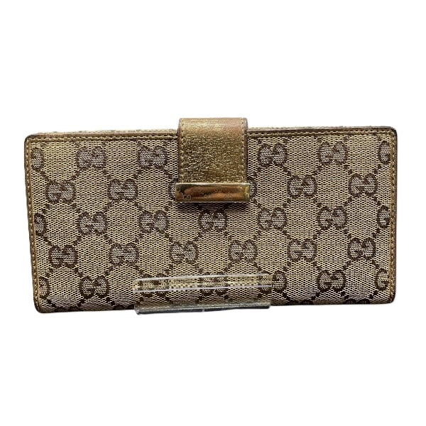 グッチ GUCCI GGキャンバス 212089 長財布 ユニセックス 【中古】