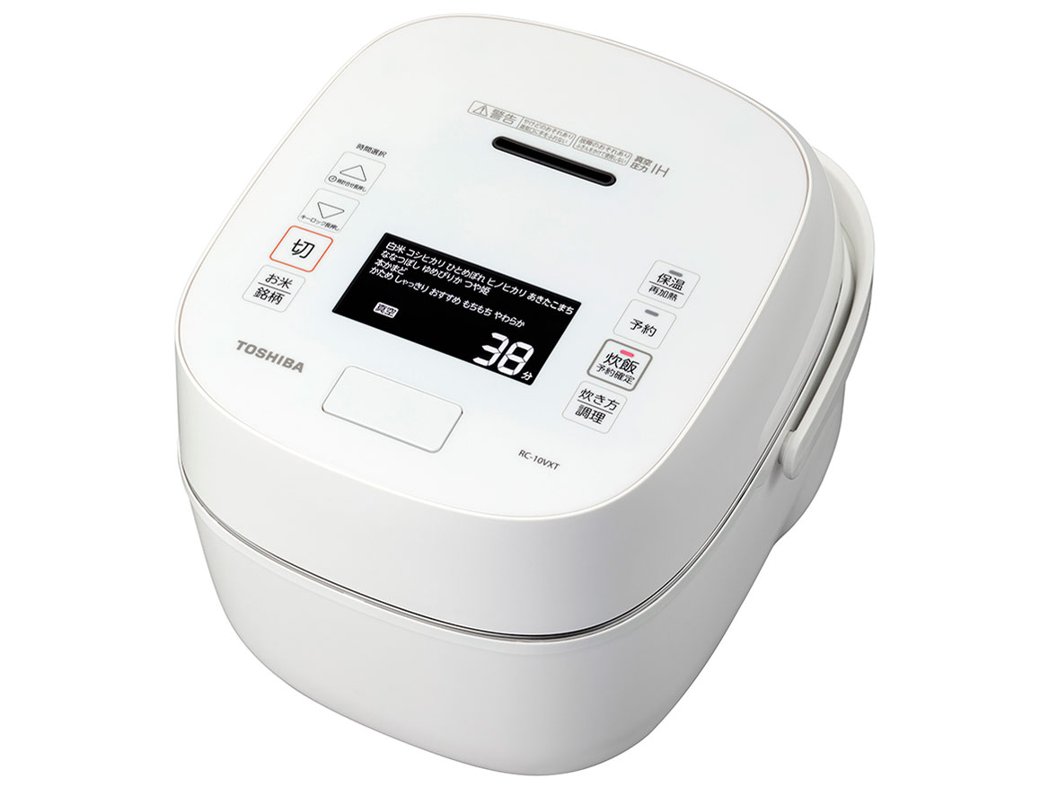 5.5合　圧力IH炊飯器　真空圧力IH RC-10VXT(W) ホワイト /送料区分Mサイズ
