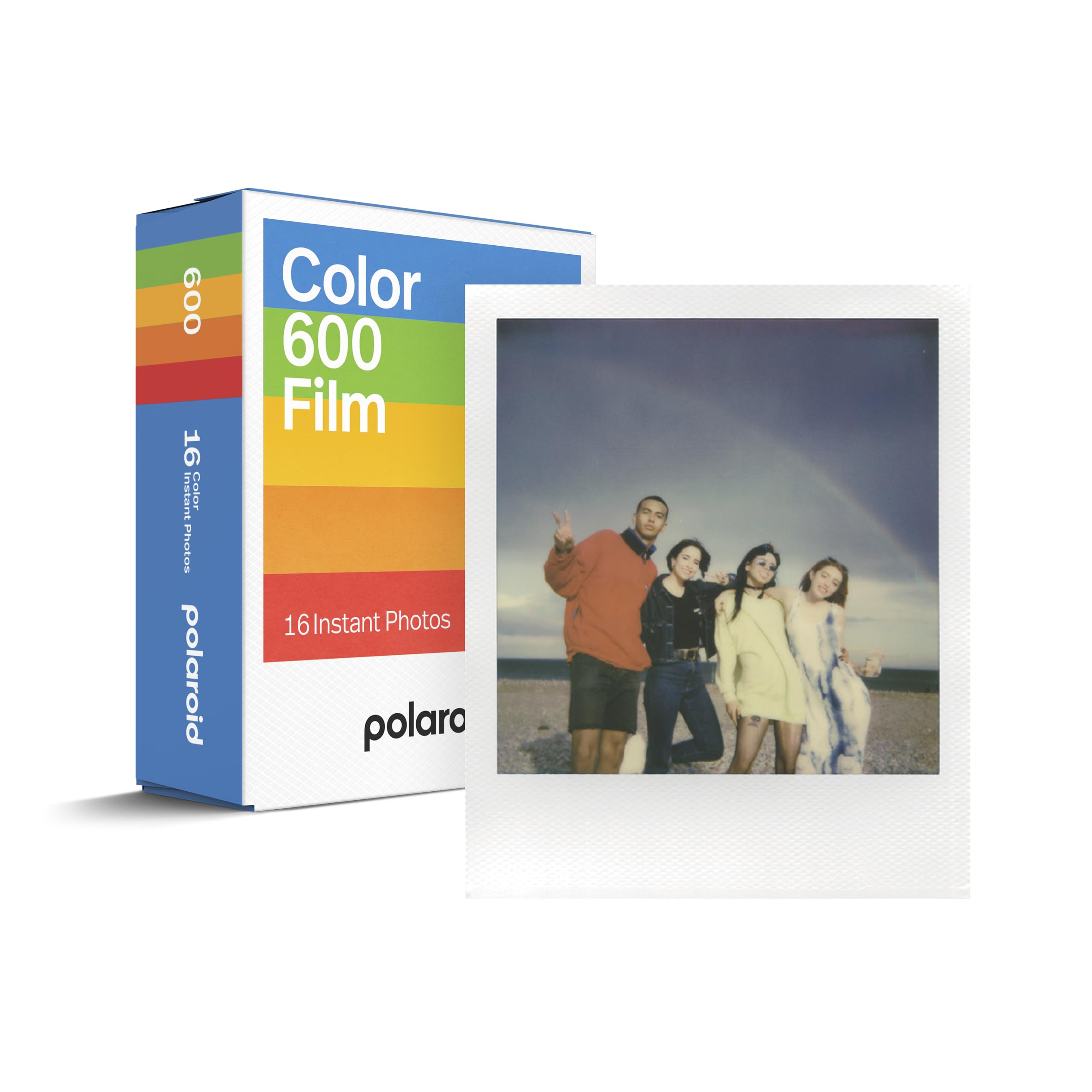 Polaroid(ポラロイド) インスタントフィルム Color Film for 600 - double pack カラーフィルム 16枚入り フレームカラー白 (6012)