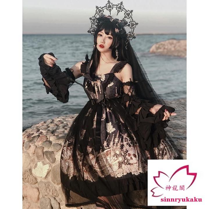 ワンピース jsk OP 日常 写真 舞台 変装/ロリータ トップス 萌え レディース ゴスロリ ロリータファッション 変装