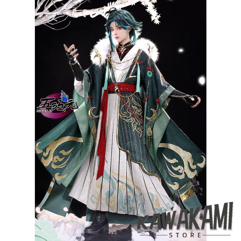 三分妄想　原神　コスプレ　ショウ　　四時之序　中華古代風　同人衣装　ウィッグ　追加可