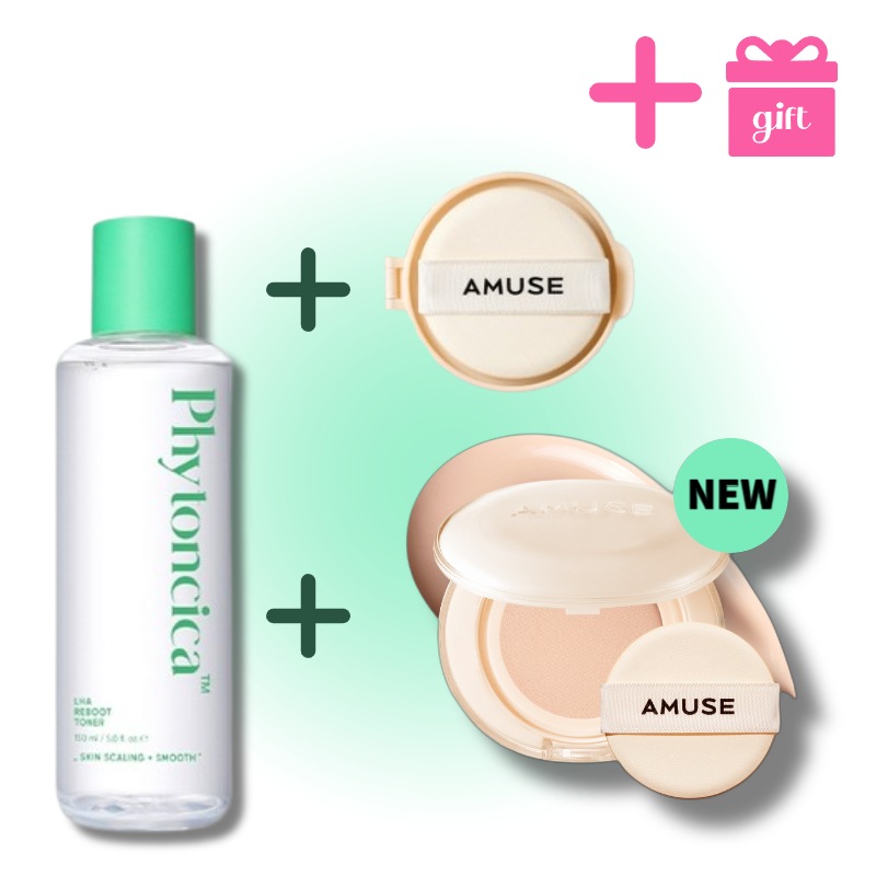 【GIFT/ 2024 NEW】セット_デュージェリー クッション ファンデーション本品+詰め替え+フィトンシカLHAリブートトナー 150mL