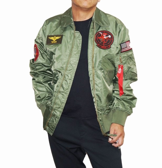 メンズ カジュアル ジャケット ミリタリージャケット CWU-36P フライトジャケット トップガン マーベリック カーキ 防寒 防風 耐寒 保温 アウター ヒート メンズ ボンバージャケット CWU