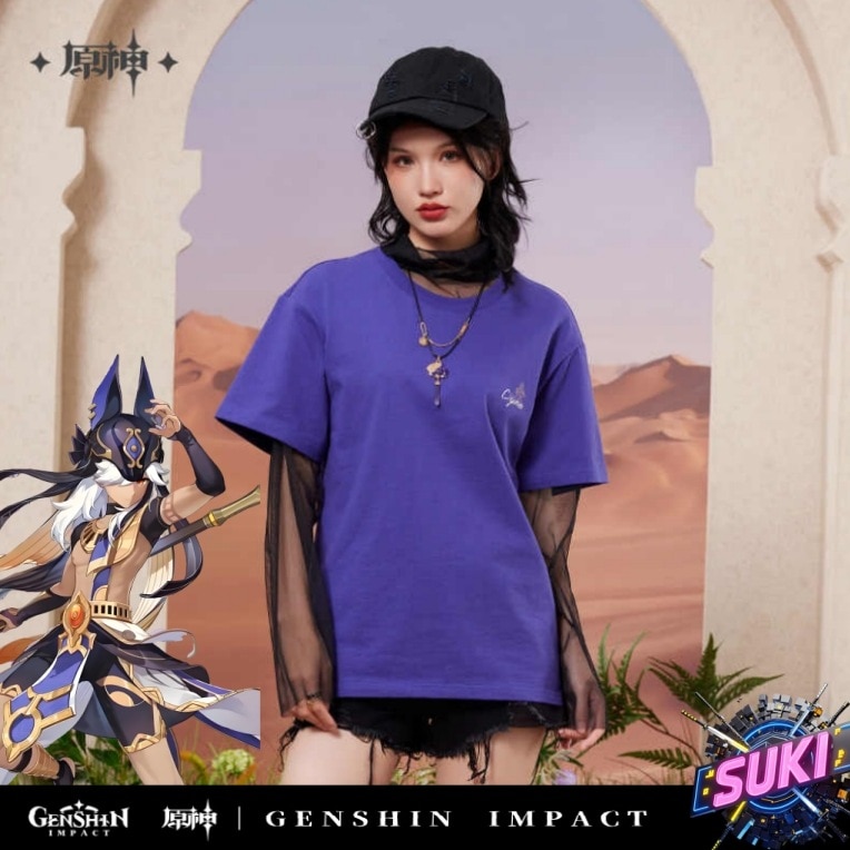 「tシャツ」【プロ品質を極める!】原神 グッズ / セノ インプレッションシリーズ / Genshin Impact Cyno 赛诺 げんしん コスプレ
