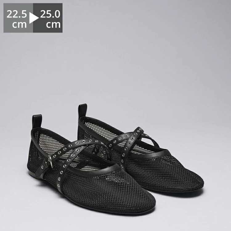メッシュパンプス パンプス バレエシューズ タビ 透ける フラット ペタンコ ストラップ 約1センチヒール シューズ メッシュ素材 夏コーデ ビーチサンダル タビバレエ 夏 春 靴 軽い 柔らかい