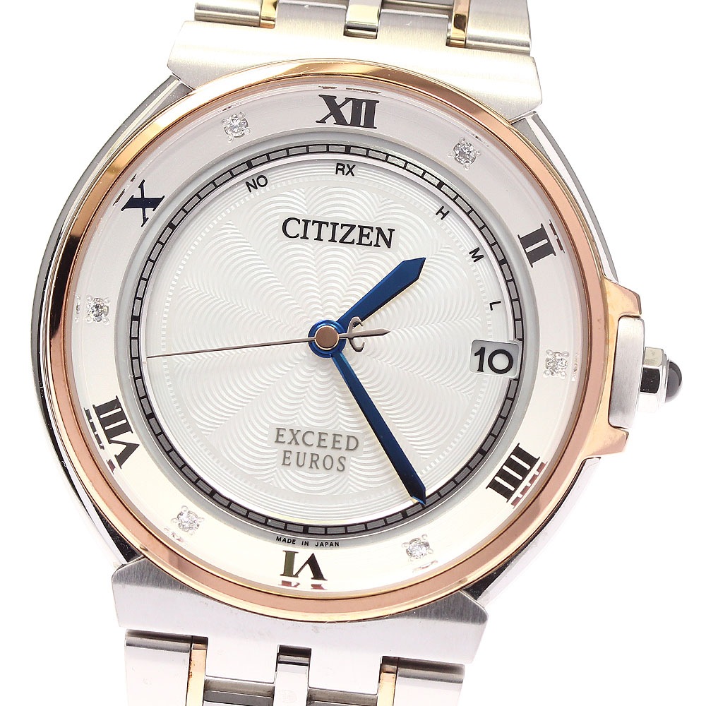 【CITIZEN】シチズン エクシード エコドライブ H111-T020763 / AS7076-51A ソーラー電波 メンズ_721785【中古】