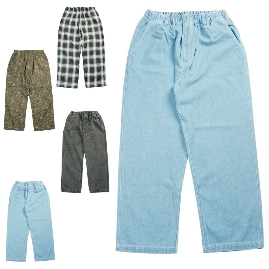 ワイドパンツSpirit 90s pantsLAUNCH BASIC TRADE ラウンチベーシックトレード4カラー 4色メンズ レディース フルレング