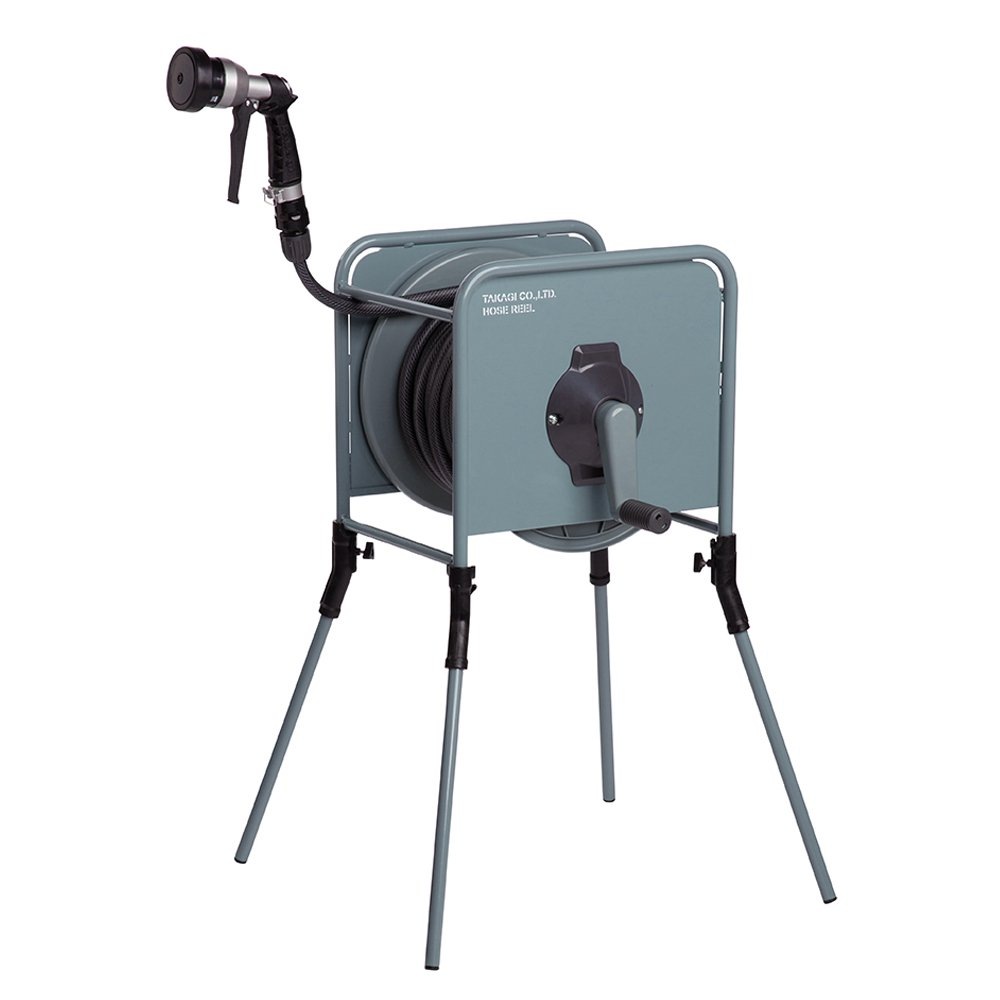 タカギ　リフトメタル　２０ｍ　内径１２ｍ　金属製ホースリール　ＣＲＣ90―34―20―25―00