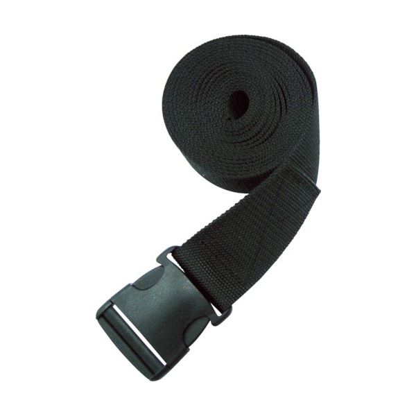 (まとめ) TRUSCO 樹脂バックル付結束ベルト 25mm TLB-PT-KB25 1本 (×10セット)