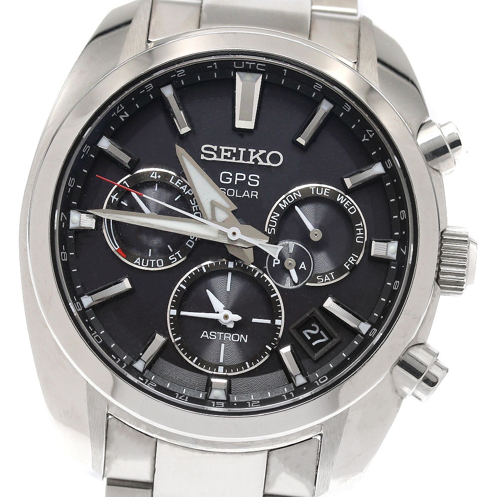セイコー SEIKO SBXC021/5X53-0AJ0 アストロン クロノグラフ ソーラー電波 メンズ 箱・保証書付き_956963【中古】