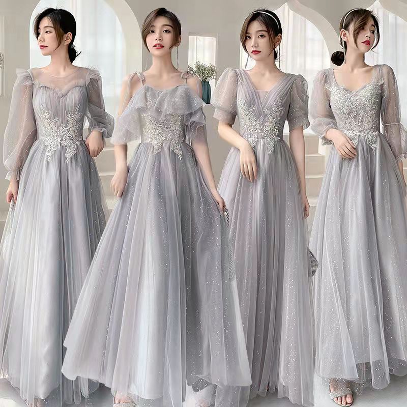 二次会 Aラインワンピースウェディングドレス 演奏会 エレガンス ロングドレス 成人式 姫系 発表会