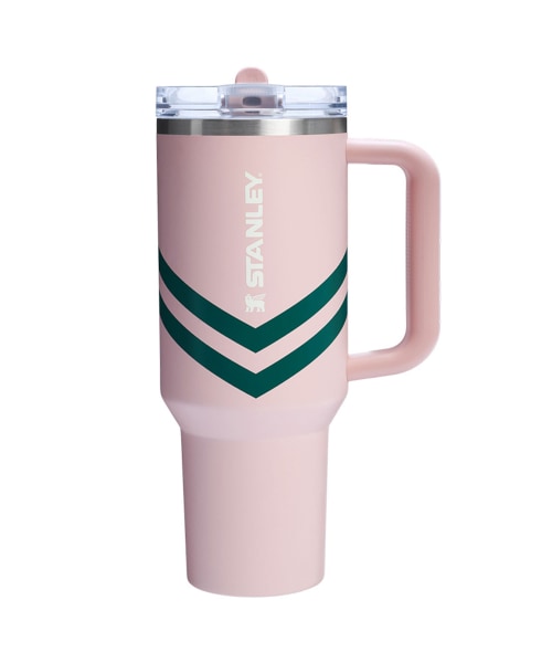 【STANLEY】 QUENCHER PRO TOUR FLIP STRAW TUMBLER 1.18L PEACH WHIP CHEVRON タンブラー 正規品
