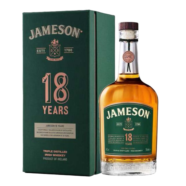 【正規品 箱入】ジェムソン 18 年 アイリッシュ ウイスキー 700ml 46％JAMESON AGED 18 YEAR IRISH WHISKY 700ml 46%