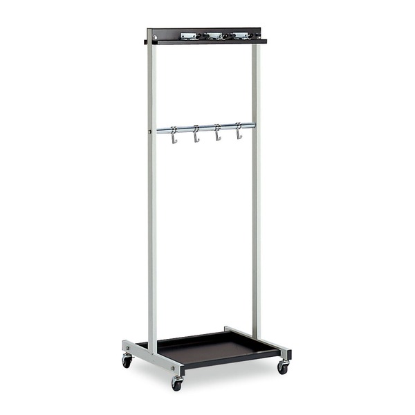 モップハンガー 清掃用品収納 RC型 コンパクト 6本掛け 幅53.6×奥行50.5×高さ137.5cm 掃除用品 生活雑貨 お掃除用品