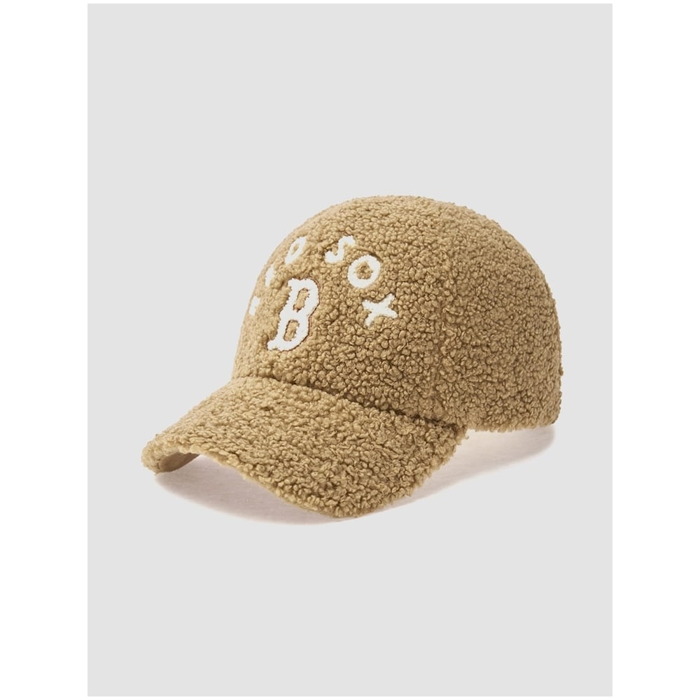 MLB バーシティフリースアンストラクチャードボールキャップ BOS (ベージュ) QHHC3ACPV0146-43BGS