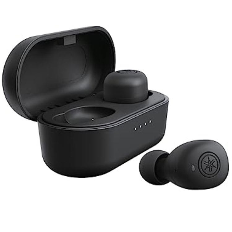 ヤマハ ワイヤレスイヤホン bluetooth TW-E3B(B) : リスニングケア /最大6+18時間再生 /生活防水IPX5相当 /専用アプリ対応 /AACaptX対応 /