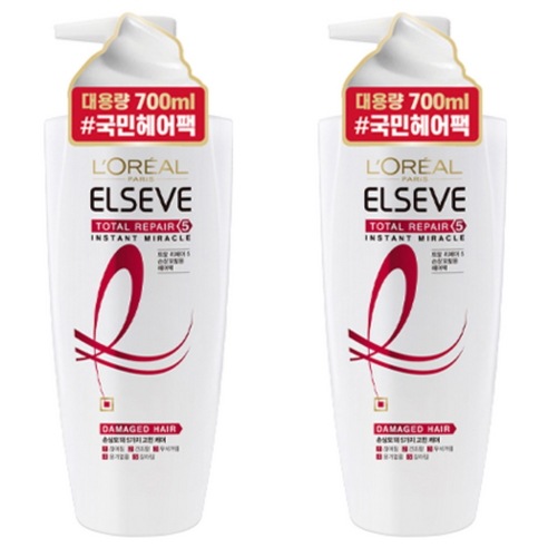トータルリペア5 トリートメント ヘアパック, 700ml, 2個
