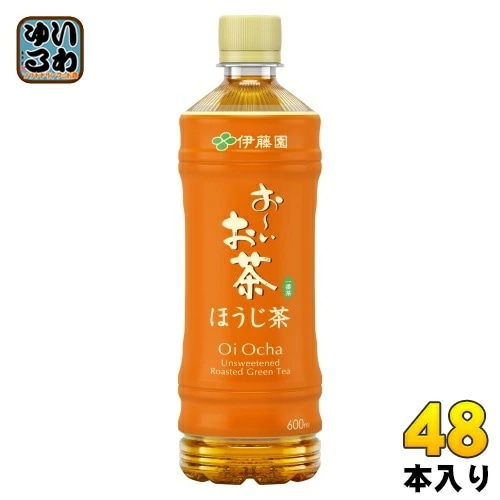 伊藤園 お～いお茶 ほうじ茶 600ml ペットボトル 48本 (24本入×2 まとめ買い) 焙じちゃ ほうじ前茶 お茶