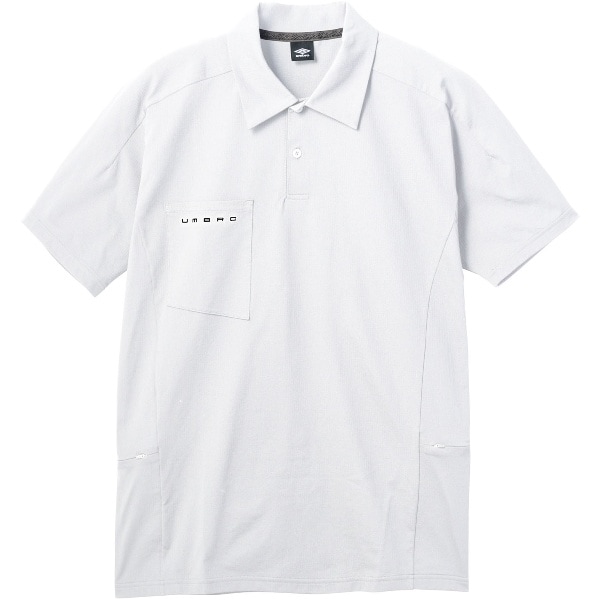 UMBRO アンブロ COACHERS コーチャーズポロシャツ サッカー ポロシャツメンズ UF5SHS70M-WH00 半袖