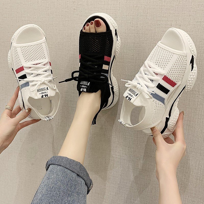 レディースサンダル 　ローヒール　ぺたんこ　スポーツサンダル ビーチ リゾート スニーカーサンダル