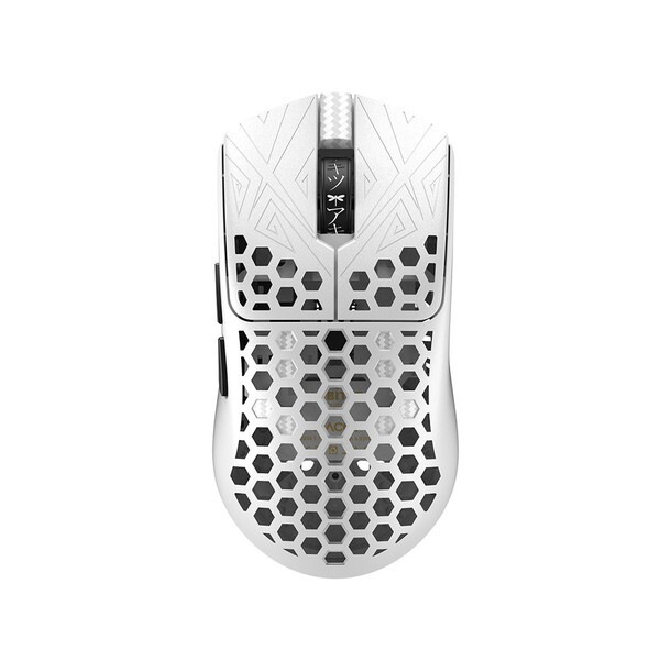 Arbiter Studio as-akitsu-mid ホワイト AKITSU MEDIUM 40g Carbon Fiber 8K Wireless Gaming Mouse ゲーミングマウス