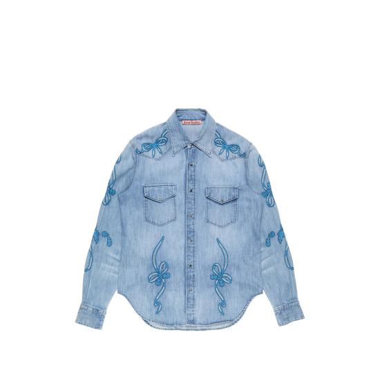 ACNE STUDIOS Men Shirts BB0684 BLUE