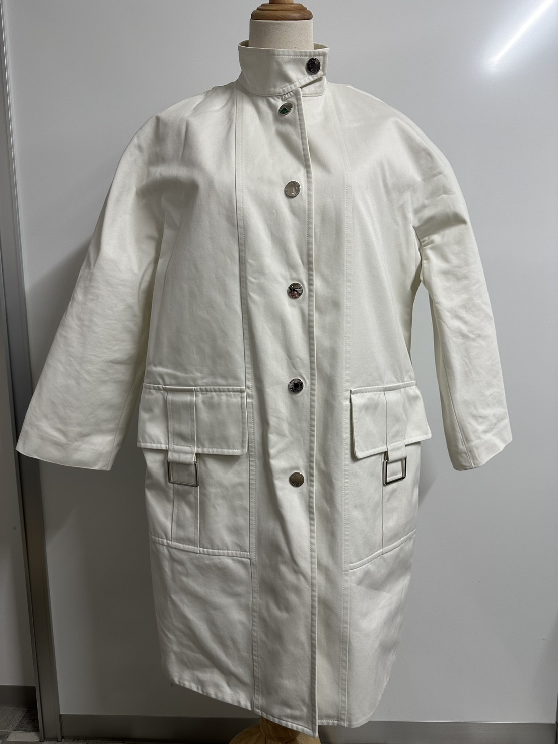 トレンチコート　セリエボタン　38