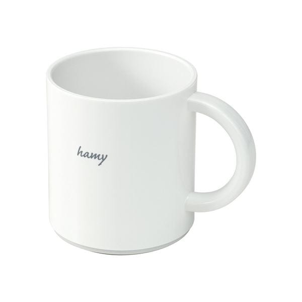 （まとめ）レック ハミーコップ ホワイト B-502 （コップ） [48個セット]