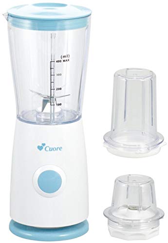 丸山 クオーレ ミル付コンパクトミキサー ジューサー 粉末 ブルー CU-403CM(B)