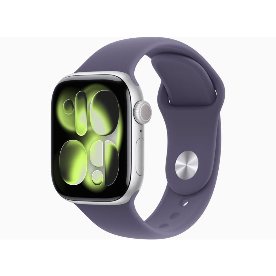 【新品未開封】Apple Watch Series 11 GPSモデル 42mm MEU64J/A [シルバー・パープルフォグスポーツバンド S/M]