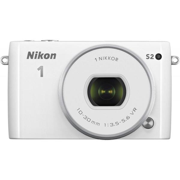 【中古】ニコン Nikon S2 標準パワーズームレンズキット ホワイト S2PLKWH SDカード付き