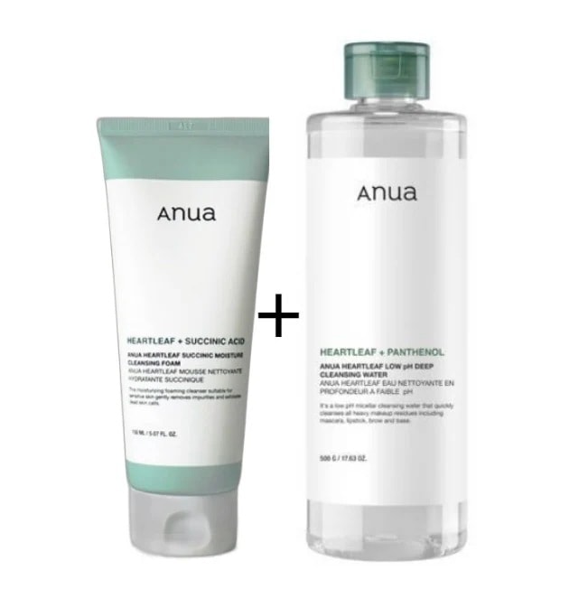 [NEW] ドクダミ ソクシニック モイスチャー クレンジングフォーム 150ml+ ドクダミ 弱酸性 ディープクレンジングウォーター 500g