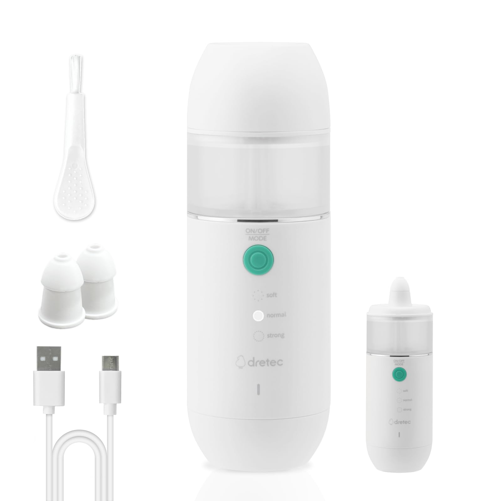 dretec(ドリテック) 鼻用洗浄器 クリーンリフレッシュ コンパクト ミスト噴射タイプ 低刺激 鼻うがい 鼻ケア 花粉 雑菌 鼻洗浄 花粉症 鼻炎 一般医療機器