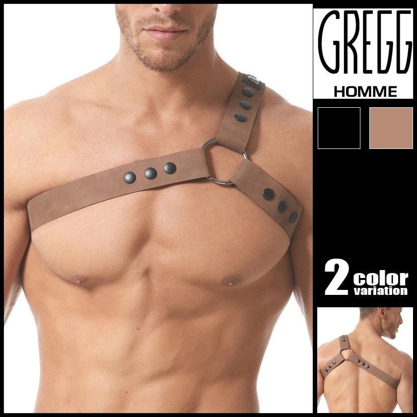GreggHomme/グレッグオム BONDED　HARNESS　TOP レザーレッグアクセサリー ワイルド セクシー　送料無料