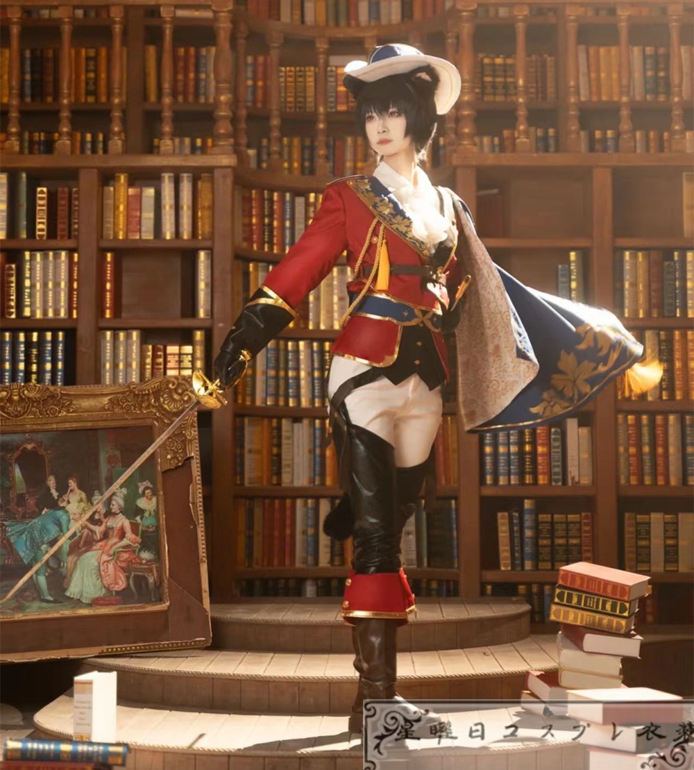 瀬名泉 コスプレ ニャン銃士 衣装 あんスタ あんスタMusic スカウト！ニャン銃士 朔間凛月 朱桜司 瀬名泉 鳴