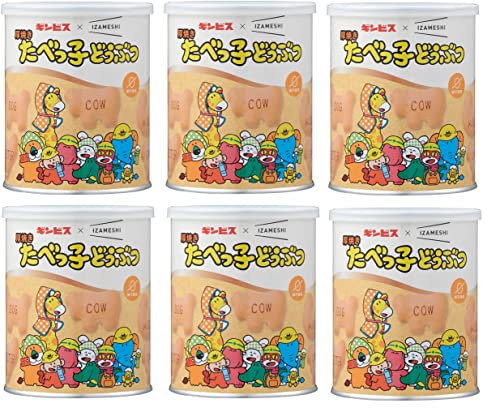 保存食品 『 厚焼きたべっ子どうぶつ』 6缶セット