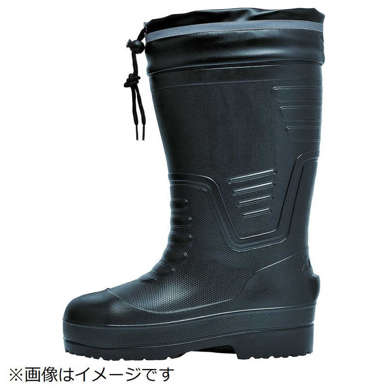 ジーベック　EVAめちゃ軽防寒長靴 85712 SS ブラック　85712-90-SS