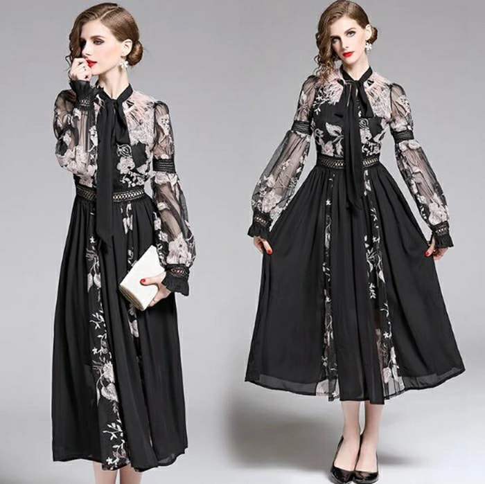 パーティードレス　結婚式 ワンピース リボン 20代　30代 パーティドレス ウェディングドレス ウエディング ドレス 二次会 花嫁 ブライズメイド ミモレ丈 結婚式 入学式 演奏会用 お呼ばれ ワン 5,283円