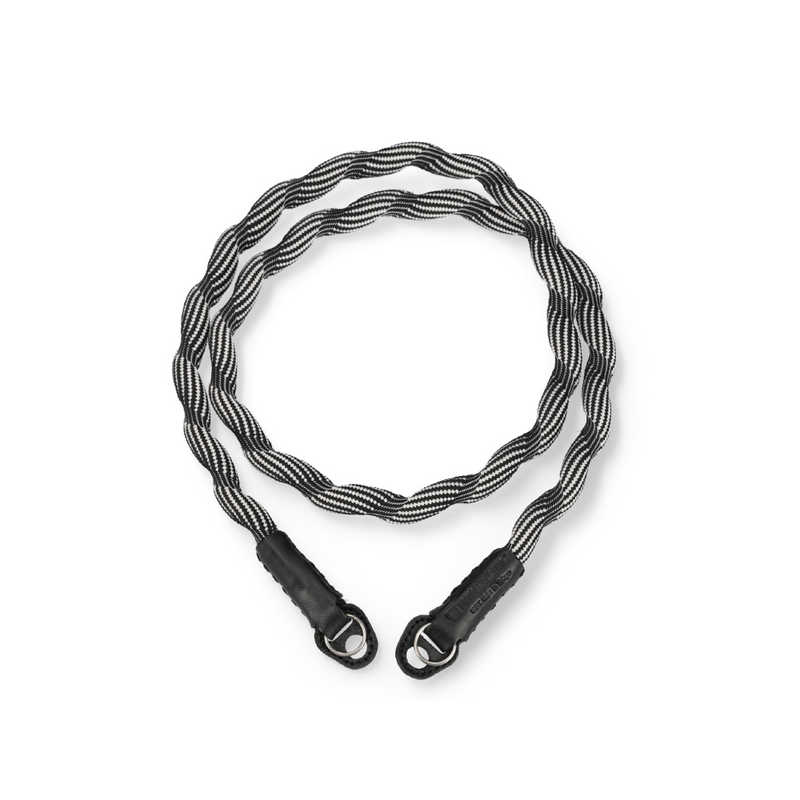 アルティザン＆アーティスト　スパイラルコードストラップ スタンダード(ネックストラップタイプ) ARTISAN＆ARTIST＊ ブラック×ホワイト　ACAM707BKWT