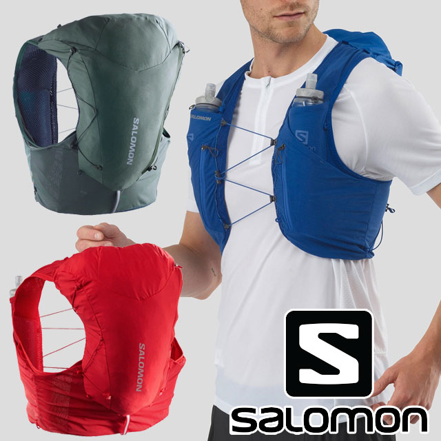 サロモン SALOMON メンズ レディース ランニングベスト ADV スキン 12 アウトドア トレイルランニング フラスク付 12L バッグ バック LC1759600 LC1759700 LC1