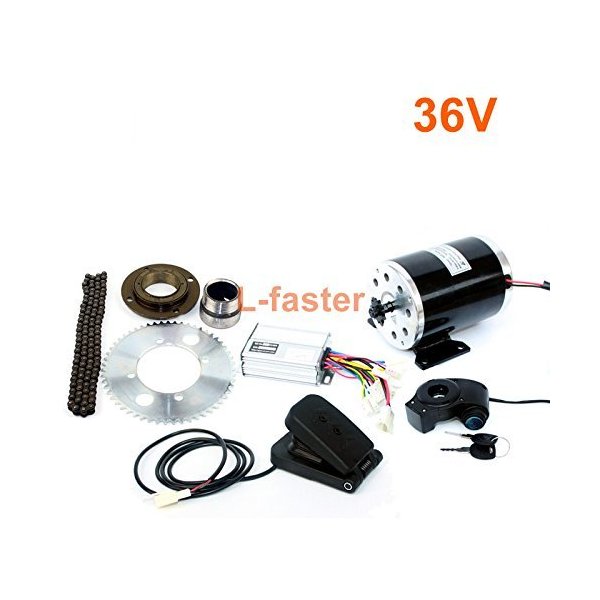 L-faster 1000W Electric Motorcycle Motor Kit Use 25H Chain Drive High Speed Electric Scooter Replace