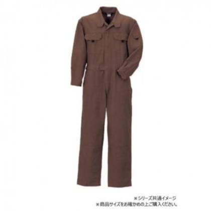 クレヒフク ヘリンボーンツナギ ブラウン LL 115