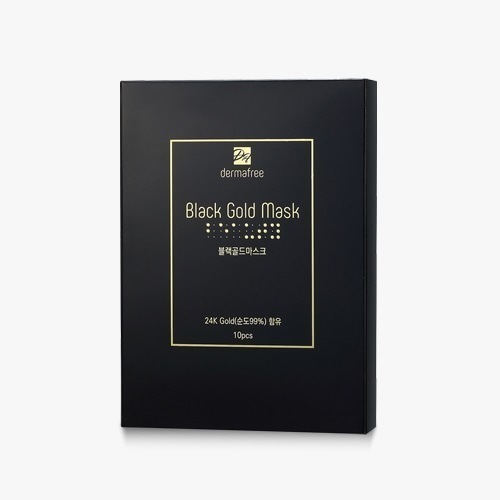 ダーマフリーブラックゴールドマスク